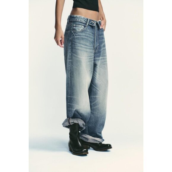 ZARA LEATHER COWBOY ANKLE BOOTS - Picture 3 of 9